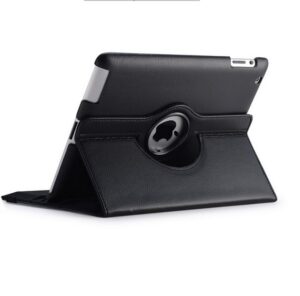 Protective Cover 360-degree Rotating Leather Case for Apple ipad  Air/ipad5 red
