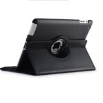Protective Cover 360-degree Rotating Leather Case for Apple ipad Air/ipad5 white
