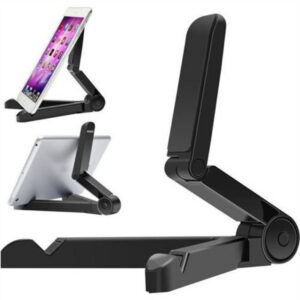 Universal Folding Lazy Bracket for iPad Mobile Phone Desktop Tablet Holder black