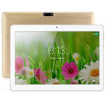 BDF 10inch 3G Phone Call Tablet PC Android 7.0 4G+64G Dual SIM Card WiFi Bluetooth Plastic Back Laptop EU Plug white_4GB+64GB