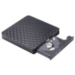 Portable Optical Drive External Usb 3.0 Dvd Rw Cd Burner Reader Player Tray Compatible For Pc Laptop White