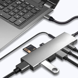 9-in-1 Adapter Cable Metal Usb C Hub Dual Display Pd Charging Type C Adapter