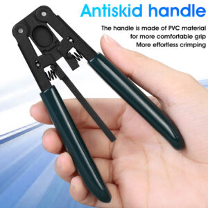 Fiber Optic Cable Stripper Glass Fiber Stripping Tool 3 x 2mm Fiberglass Pliers For Indoor Wiring Cable black green