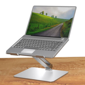 Laptop Aluminum Alloy Portable Stand Desktop Computer Shelf Foldable and Multi-function Base Cooling Helper Neck Vertebra Protector Free rotating bracket