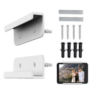 Universal Wall Mounted Tablet Stand Holder Wall Mount Bracket Stabilizer Kitchen Tablet Holder For All Tablet Phones black