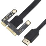 PCIe PCI-E V8.4D EXP GDC External Laptop Video Card Dock / Laptop Docking Station (Mini PCI-E interface Version) brown