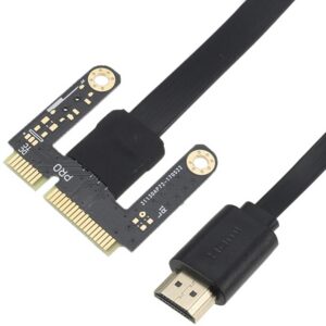PCIe PCI-E V8.4D EXP GDC External Laptop Video Card Dock / Laptop Docking Station (Mini PCI-E interface Version) brown