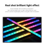 COOLMOON ARGB LED Strip Light With 5V 3Pin Small 4Pin Header Changing Light Speed DIY Lamp Bar Light Strip For PC Computer Case Chassis White