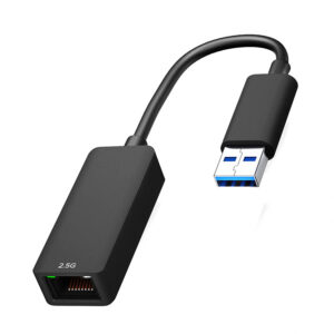 Metal Usb 3.0 To 2500m Gigabit Lan Ethernet  Cable  Adapter Portable Connector Black