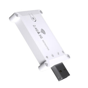 Dual Frequency 1200m Wireless Signal Amplifier Wifi Extender Booster 2.4g/5g Wifi Repeater Usb Power Supply White