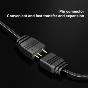 5v 3-pin Fan ARGB Hub Splitter Power Cord Extension Cable For Motherboard Extension Line ARGB Sync Hub 1 to 2 extension cord