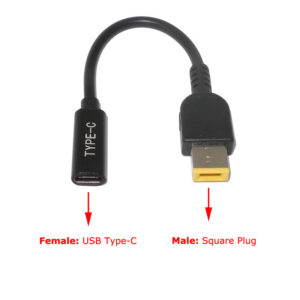 USB 3.1 Type C USB Female to DC 7.9*5.0mm 4.0*1.35 5.5*2.5 2.1 Square Male Charger Adapter for Lenovo PD 7.9*5.5mm