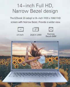 Notebook for JUMPER EZBOOK Ezbook s5 6+64 1.1GHz - 2.8GHz European Regulation Silver