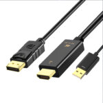 Hdmi-compatible To Displayport Display Adapter With Usb Power Hdmi-compatible Male To DP Female Adapter 0.25m