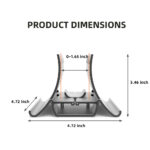 Storage  Bracket Multi-functional Desktop Mobile Phone Computer Tablet Gravity Bracket Silver